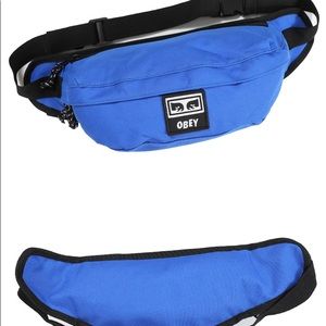 NEW‼️ BLUE OBEY DROP OUT SLING PACK✨